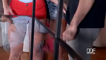 Noisy d loud boyfriend ass fucks two babes