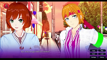 Visual novel hentai animated 3d visuals