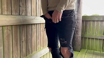 Teen Fapping Outdoor Quick Cumshot thumbnail