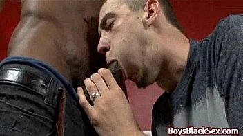 Interracial Hardcore Gay Bareback Sex Video 10 thumbnail