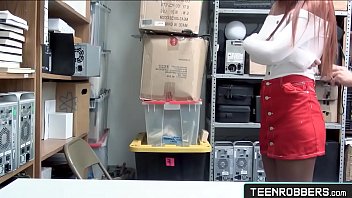 Teenie doing pervert things with an officer