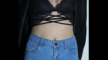 Chica sexy con americana