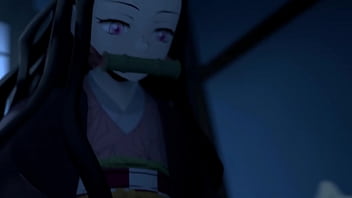 Nezuko eating cock