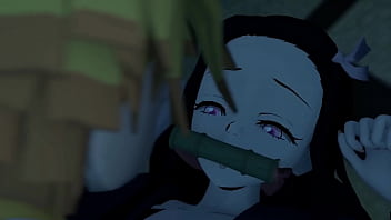 Nezuko eating cock