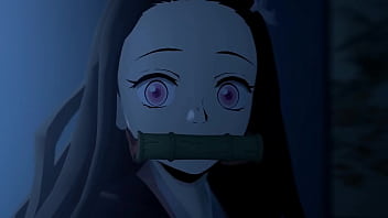 Nezuko eating cock