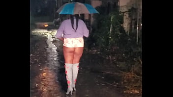 Walking in the rain Walking in the rain