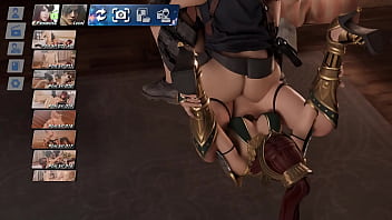 Leon fucks primrose and cums inside hentai 3d hentai game animation