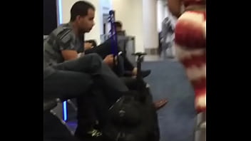 Cherokeedass in the airport