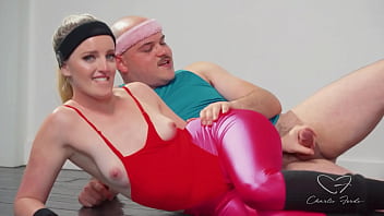 Slutty fit blonde charlie forde rides woody alyx's hard dick