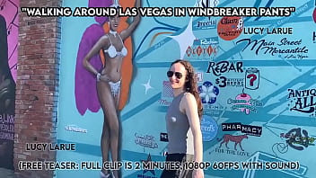 Walking around las vegas in windbreaker pants