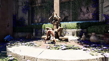 The ancient obelisk awakened and began actively fucking lara 3d hentai game animation