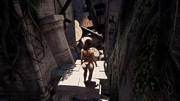 The ancient obelisk awakened and began actively fucking lara 3d hentai game animation