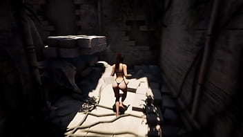 The ancient obelisk awakened and began actively fucking lara 3d hentai game animation