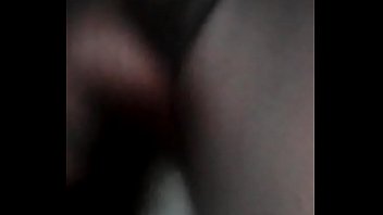 Black girl touching her boobs