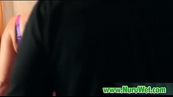 Amazing nuru massage sex with sexy japanese teen babe 25
