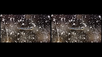 Swedish slut piss and fucks a vibrator in vr