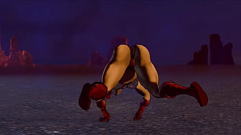 Twerk testing dance animation