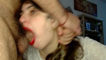 Rough blowjob and deepthroat after anal fucking with fingering and farting show