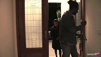 Petite half asia girl want her first black monster cock fuck and seduce stranger black guy to hard interracial sex