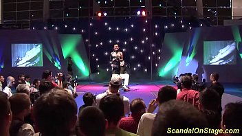 Big boob bdsm milf enjoys a real extreme fetish show on public sexfair show stage Big boob bdsm milf enjoys a real extreme fetish show on public sexfair show stage