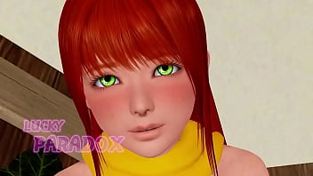 Horny red hair fucking