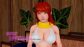 Horny red hair fucking