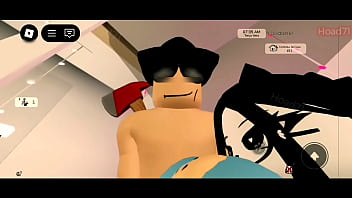 Gatinha chamou o seu mestre para satisfazer os desejos dele roblox