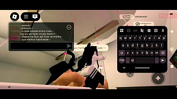 Gatinha chamou o seu mestre para satisfazer os desejos dele roblox