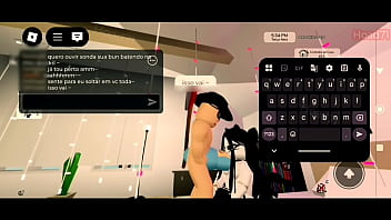 Gatinha chamou o seu mestre para satisfazer os desejos dele roblox