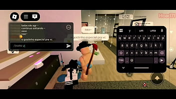 Gatinha chamou o seu mestre para satisfazer os desejos dele roblox