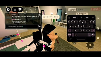 Gatinha chamou o seu mestre para satisfazer os desejos dele roblox