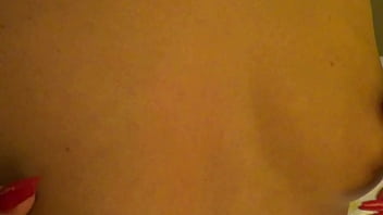 Admire conical tits that point outwards