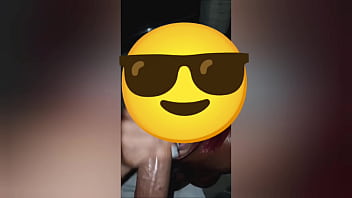 Darkchocolatebarbie sucks big dick and gets facial with a great city view