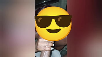 Darkchocolatebarbie sucks big dick and gets facial with a great city view