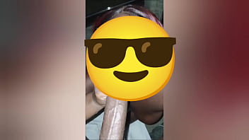 Darkchocolatebarbie sucks big dick and gets facial with a great city view