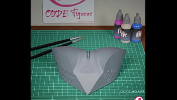 3d render of riley pornstar hip