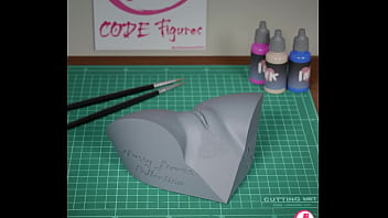 3d render of riley pornstar hip