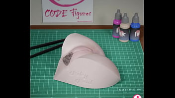 3d render of riley pornstar hip