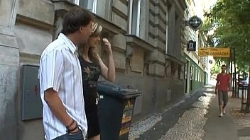 He pushes hard penis