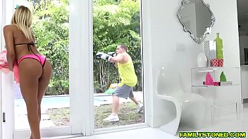 Ally berry oiled up ass and pussy banged hard