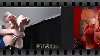 Our perfect feet are just begging to be covered in cum