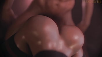 Harley quin spit roasted sex fucked cum hot white big cocks