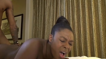 Ambitious booty getting her pussy slammed by basketball player