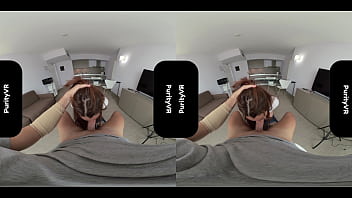 The tenant pays the rent with a blowjob