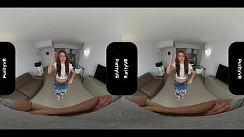 The tenant pays the rent with a blowjob