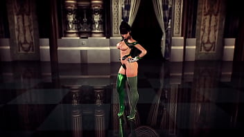 Beautiful buxom eve demonstrates a unique new appearance for loyal fans