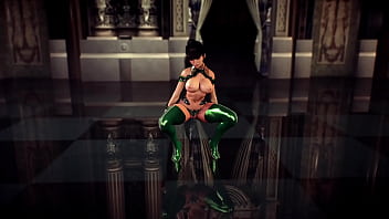 Beautiful buxom eve demonstrates a unique new appearance for loyal fans