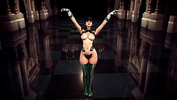 Beautiful buxom eve demonstrates a unique new appearance for loyal fans