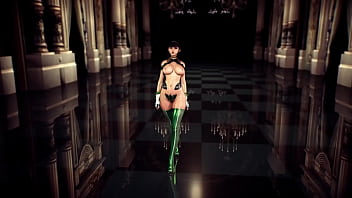 Beautiful buxom eve demonstrates a unique new appearance for loyal fans