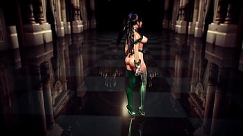 Beautiful buxom eve demonstrates a unique new appearance for loyal fans